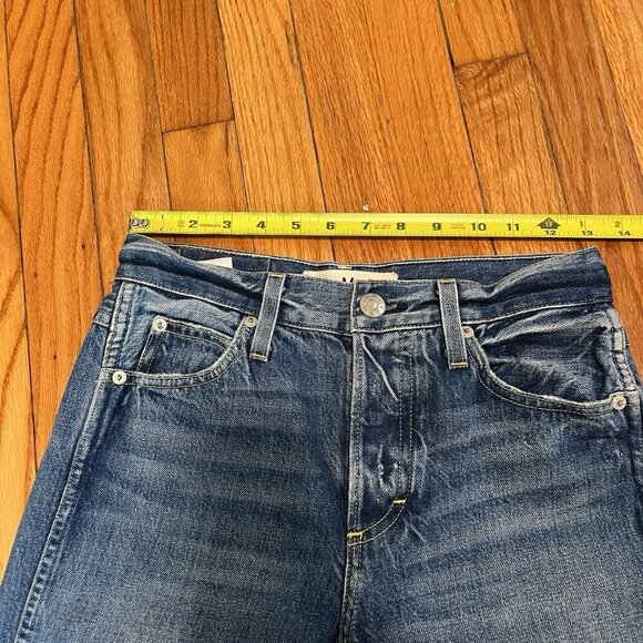 AMO Babe Lace Up Straight Leg Jeans‎ in Love Note Size 25 - Picture 9 of 9